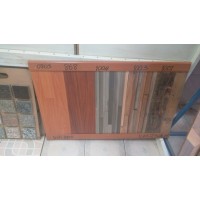Laminited floor tiles